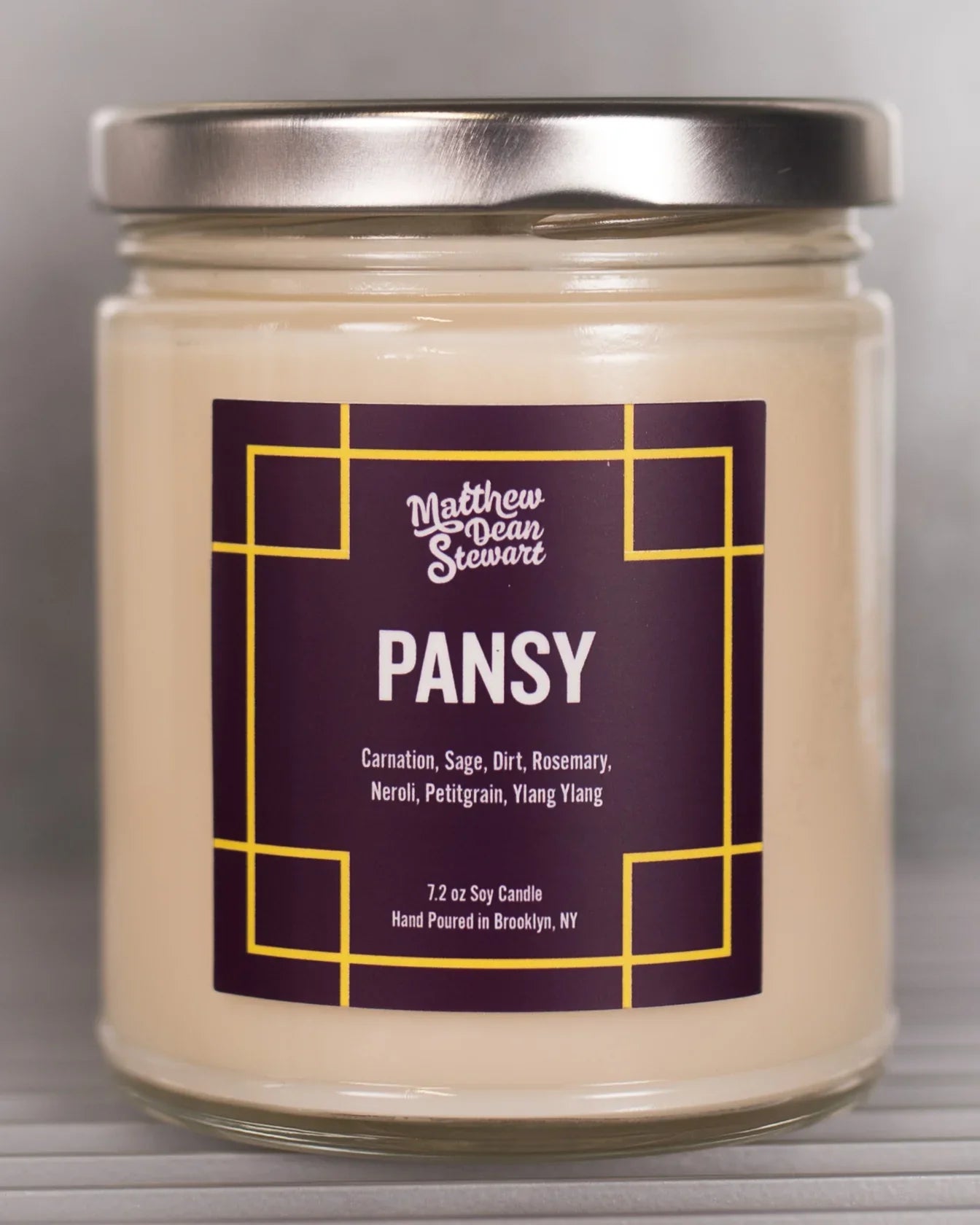 Pansy Candle