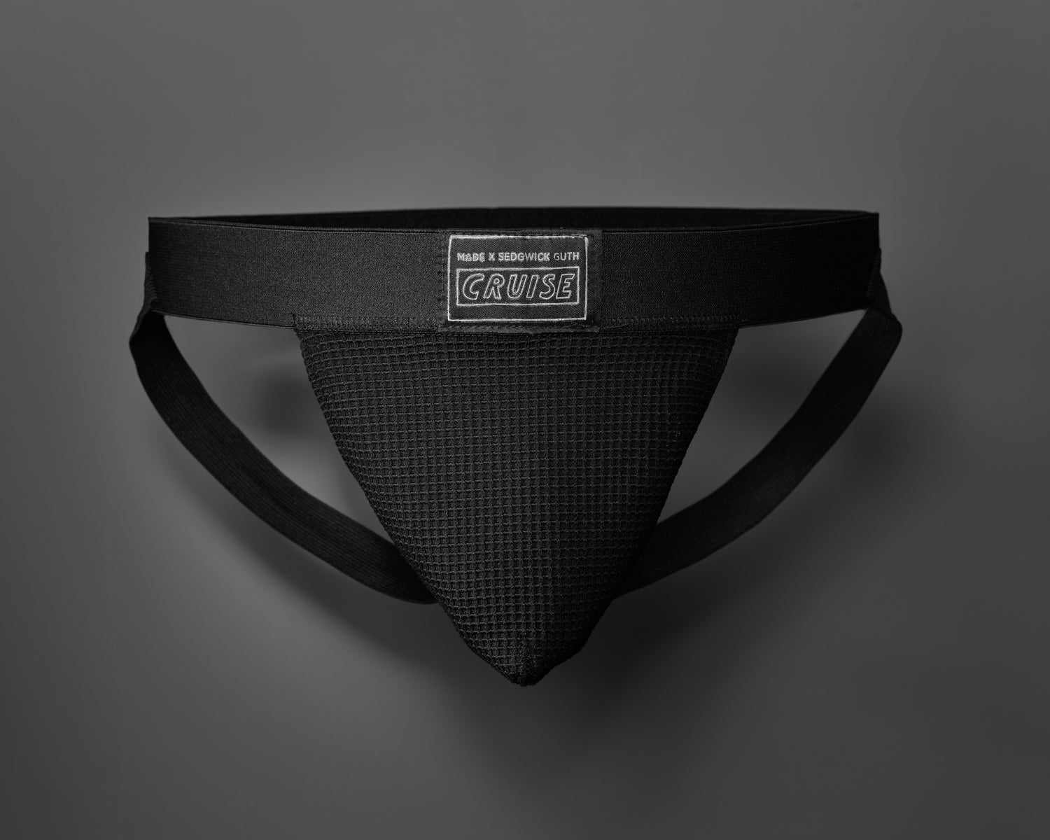 Cruise Classic Black Jockstrap (1.5" Waistband)