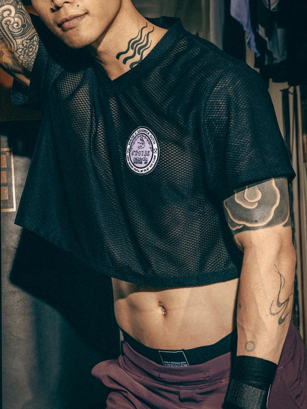 Mesh Crop Top
